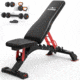 Flybird Fitness Bundle Eco-Friendly Weight SetDumbbells, Kettlebells, etc.&amp; Flybird Pro Weight Bench 41B35925, Pro Weight Bench+50 LBS, FBFEDDB50LB+FLYBIRDUWB
