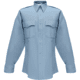 Flying Cross Deluxe Tropical Long Sleeve Shirt w/ Pleated Pockets - Men's, Medium Blue, 16.5in Neck, 34/35in Sleeve, 45W66251653435