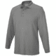 Flying Cross Long Sleeve Impact Polo Shirt - Men's, Gray, Extra Large, 322101XLARGENA