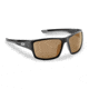 Flying Fisherman 7712BA Sand Bank Polarized Sunglasses, Matte Black Frame, Amber Lens, 7712BA