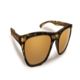 Flying Fisherman Fowey Sunglasses, Tortoise Frame/Amber, 7837TA