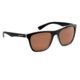 Flying Fisherman Fowey Sunglasses, Matte Black Frame/Copper Lens, 7837BC