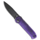 Flytanium Flytanium Arcade Lite Shark-Lock Knife Atomic Purple Polycarbonate 3.2" DLC, Purple, AUS-10A, adult, BHQ-216922