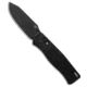 Flytanium Flytanium BEEF Crossbar Lock Knife Pitch Black G-10 3.5" Black PVD, Black, D2, adult, BHQ-208204