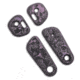 Flytanium CF Scales for James Brand Redstone Knife, Black/Purple, One Size, BHQ-205351