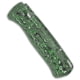 Flytanium Crossfade CF Scales for Benchmade Bugout Knife, Matte, Black/Green, One Size, BHQ-205358