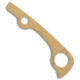 Flytanium Flytanium Custom Brass Backspacer for Spyderco Paramilitary 2 - Stonewash, Brass, adult, BHQ-136608