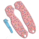 Flytanium Dessert Warrior Spyderco Para 3 Replacement Scales, Pink, 4.25 inch, BHQ-208052