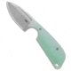 Flytanium Flytanium Jade G-10 + CRKT Folts Minimalist Fixed Neck Knife 2.25" SW, Jade, 8Cr13MoV, adult, BHQ-164904