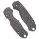 Flytanium Lotus Canvas Micarta Scales for Spyderco Para 3 Knife, Black, 4.25 inch, BHQ-178020