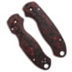 Flytanium Lotus CF Scales for Spyderco Para 3 Knife, Black/Red, One Size, BHQ-202222
