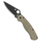 Flytanium Flytanium Lotus Green Canvas + Spyderco Paramilitary 2 Knife 3.4" Black, Green, CPM S45VN, adult, BHQ-144420