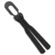Flytanium U.F.O. Unidentified Flipping Object Training Knife, 2.25in, Stainless Steel, Trainer Blade, Polymer, Void Black Handle, Void Black/Black, 8.00 inch, BHQ-186246