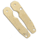 Flytanium Flytanium Brass Smock Scales for Spyderco Smock - Stonewash, Brass, adult, BHQ-199206