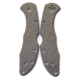 Flytanium Titanium Scales for Spyderco Delica, Stonewash, FLY-0363