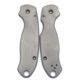 Flytanium Titanium Scales for Spyderco Para3, Stonewash, FLY-0277