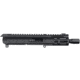 FM Products Foxtrot Mike VFM-9 9mm Luger 5inch Upper Receiver, Front Charging, 1-10 Twist, 1/2x28 Threads, Micro Blast Diverter, Type III Hardcoat Anodized, Black, MIKE9U-FC-5LC