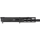 FM Products Foxtrot Mike VFM-9 9mm Luger 7inch Upper Receiver, 5.75 inch Handguard, 1-10 Twist, 1/2x28 Threads, Micro Blast Diverter, Type III Hardcoat Anodized, Black, MIKE9U-DC-7LC