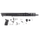 FM Products MIKE-15 .223 Wylde Gen 2 Build Kit, 16in, Intermediate, 4-Position Front Charge, 15.5in M-LOK Handguard, A2 Flash Hider, Black, MIKE15K-223-G2-16I-2T