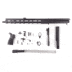 FM Products MIKE-45 .45 ACP Build Kit, 16 inch, Front Charge, 4-Port Micro Brake, Black, MIKE45K-F1615-4T-MMKIT