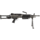 FN America M249S Para Semi-Auto Rifle, 223 Rem/5.56 NATO, 18.5in Barrel, Aluminum Black Stock, Black, 30/200, 46100171-FRRMPG