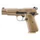 FN Herstal High-Power Pistol, 9mm Luger, 4.7 in barrel, FDE finish steel frame, checkered polymer grip, recoil operated semi-automatic, single-action, frame mounted ambi safety, white dot front, black notch rear, 17 round magazine, FN-HIGH-PWR-FRRMPG