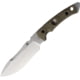Fobos Knives Tier1-BC Fixed Blade Knife, 11.25in Overall, 6in Tumbled Finish CPM Magnacut Stainless Steel Blade, Green Canvas Micarta Handle, Black Kydex Belt Sheath, FOB068 T1-BC-3V-MODORG
