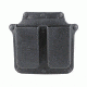 Fobus 1911 and 45 Single Stack Double Magazine Standard Belt Pouch, Black 4500NDBH, EDEMO3