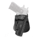 Fobus CH Series OWB Paddle Holster, All 1911 Style Pistols w/o Rail, Right Hand, Black, 1911CH