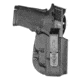 Fobus Boltaron OWB Paddle Holster, Smith &amp; Wesson M&amp;P 9 Shield, Right Hand, Black, EZCT