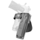 Fobus EMC Polymer OWB Paddle Holster, Rotating, Browning Hi-Power/1911, Right Hand, Black, EMCRT