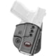 Fobus GL-43 ND Polymer OWB Paddle Holster, Glock 43/43X/48, Right Hand, Black, GL-43ND