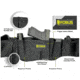 Fobus TacticBand Belly Band, 33.5-42in, Black, TacticBandM