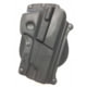 Fobus Injection Molded Polymer OWB Paddle Holster, Ruger P85, Ruger P89, Black, RU-1