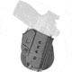 Fobus SWMP3 Polymer OWB Paddle Holster, S&amp;W M&amp;P 2.0/Shadow Systems MR920, Right Hand, Black, SWMP3