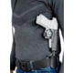 Fobus UnderCover Polymer OWB Paddle Holster, Extra Large, Glock 17/19/19X/22 Gen 1-4/23 Gen 1-4/31/32, Right Hand, Black, UnderCoverXL