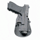 Fobus Fits Glock 17, 19, 22, 23, 31, 32, 34, 35, Walther PK 380 Holster, Black, Left Hand GL2E2LH