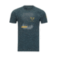 Forloh Tamarack Unisex Tees, Black Aqua, Small, 10731V2-BA-S