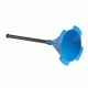 Forster Powder Funnel with Long Drop Tube, Blue 11021