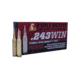 Fort Scott Munitions 243 WINCHESTER 58 Grain Centerfire Rifle Ammo, 20 Rounds, 243-058-SCV