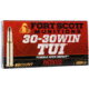 Fort Scott Munitions 30-30 Win 130 Grain CNC Machined Copper Brass Rifle Ammo, 20 Rounds, 3030-130-SCV