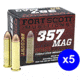 Fort Scott Munitions 357 MAGNUM 125 Grain Centerfire Pistol Ammo, 100 Rounds