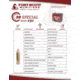 Fort Scott Munitions .38 Special 80 Grain Tumble Upon Impact Brass Pistol Ammunition, 20 Round, 38SPL-080-SCV