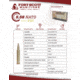 Fort Scott Munitions 5.56 NATO Brass 62 Grain Centerfire Rifle Ammo, 20 Rounds, 556-062-SBV1