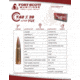 Fort Scott Munitions, 7.62x39mm, 117 grain, Copper Solid, Brass, Centerfire Rifle Ammo, 20, 762X39-117-SCV