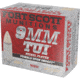 Fort Scott Munitions 9mm 115 Grain Tumble Upon Impact Nickel Pistol Ammunition, 20 Round, 9MM-115-SCVNIC