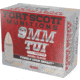 Fort Scott Munitions 9mm 125 Grain Sub-Munition Tumble Upon Impact Nickel Pistol Ammunition, 20 Round, 9MM-125-SCVNIC
