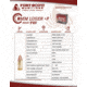 Fort Scott Munitions 9mm+P 80 Grain Tumble Upon Impact Brass Pistol Ammunition, 20 Round, 9MM+P-080-SCV
