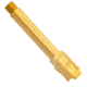 Fortis Manufacturing Glock Match Grade Barrel Threaded, 19 with Lone Rifling, Gold, FM-G19-TB-TiN