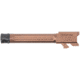 Fortis Manufacturing Glock Match Grade Barrel Threaded, Glock 19X with Lone Rifling, 9MM Luger, 1/2x28, 416R Stainless, Copper Tich, FM-G19-TB-CPPR
